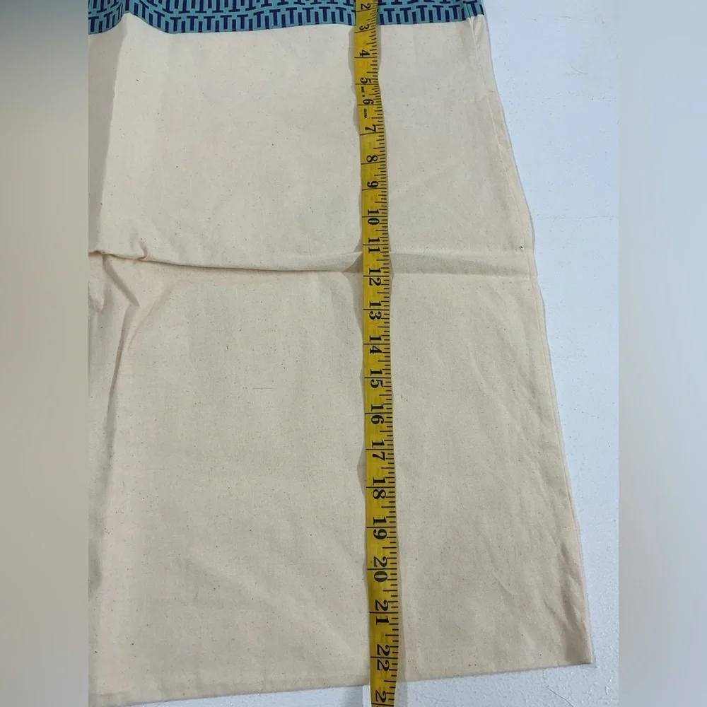 tory burch Canvas Tote with Blue Pattern